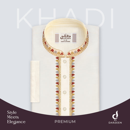 Khadi - Luxury Embroidery Panjabi